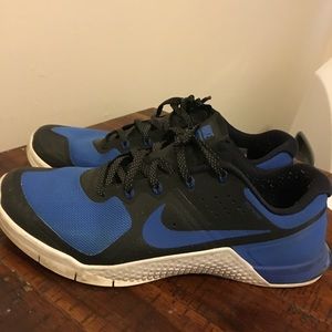 NIKE METCON 2, blue & black, size 10
