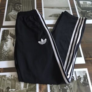Adidas black and white pants