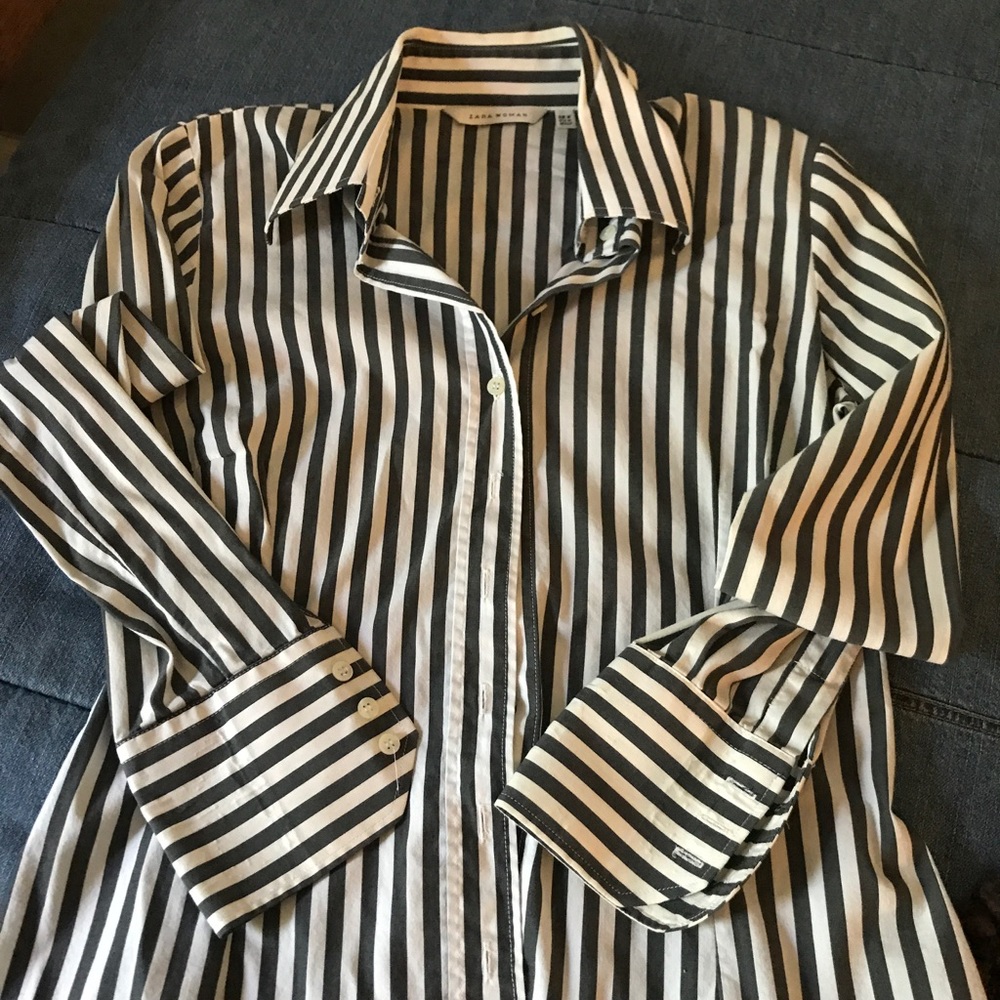 Women's pinstripe shirt