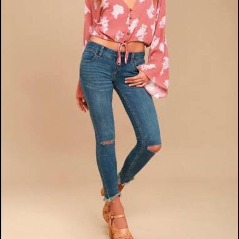 Free People distressed jeans