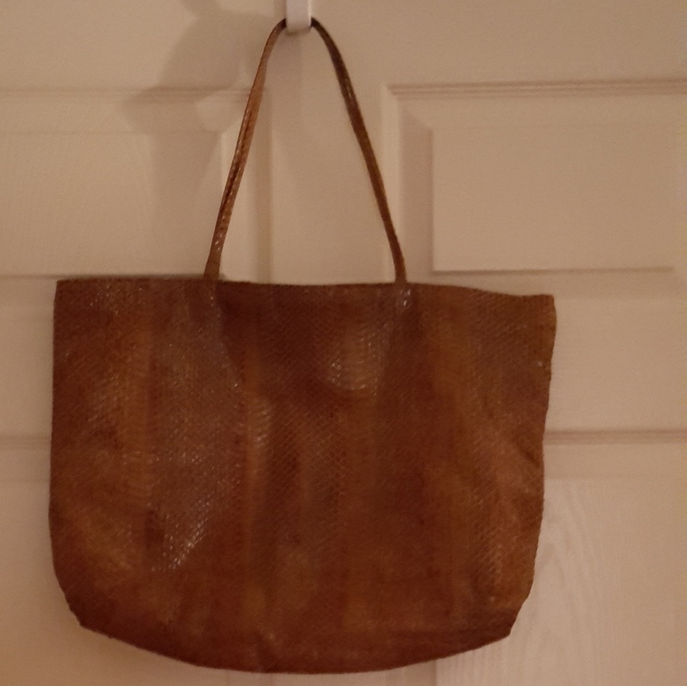 Vintage 90's Snake Handbag/Tote