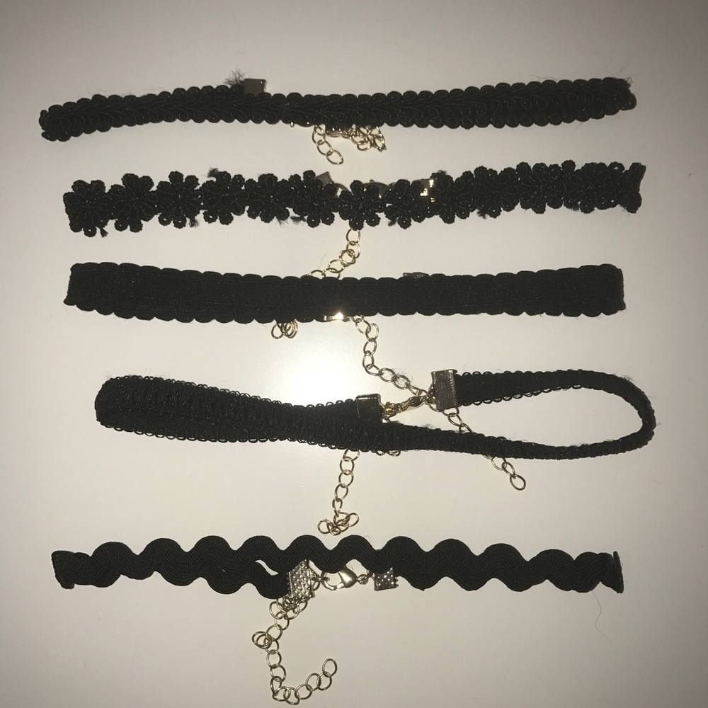 Set of 5 chokers from H&M NWOT