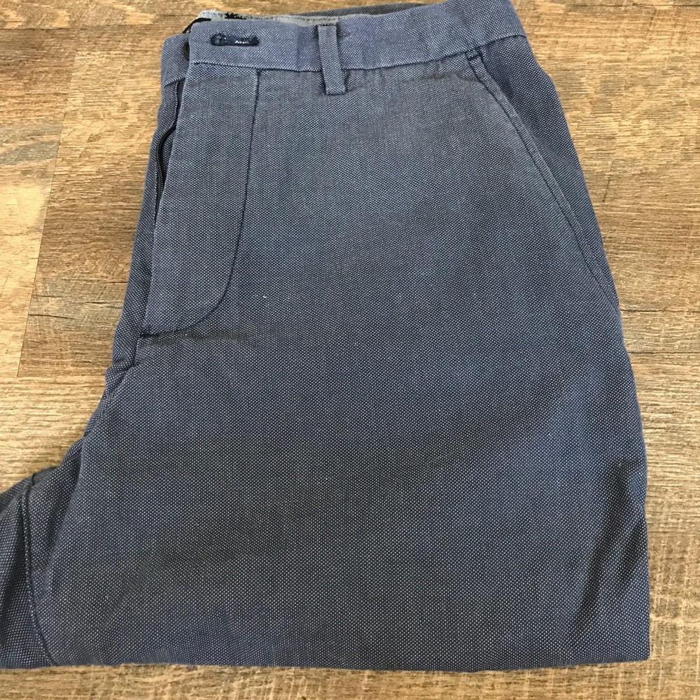 Navy slim fit dress pant (bright navy/light dobby)