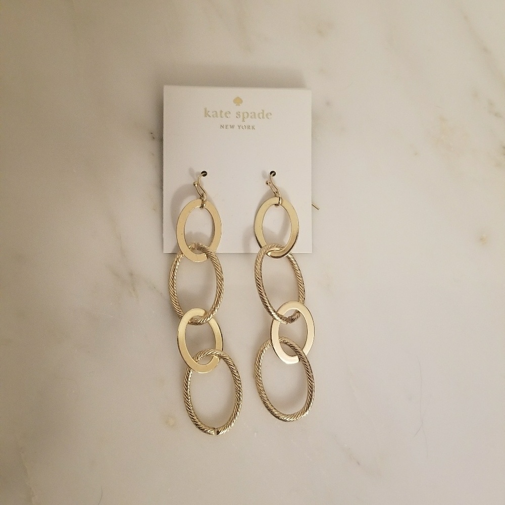 Kate Spade Gold Link Earrings