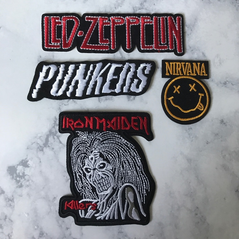 BAND PATCHES (lot of 4)