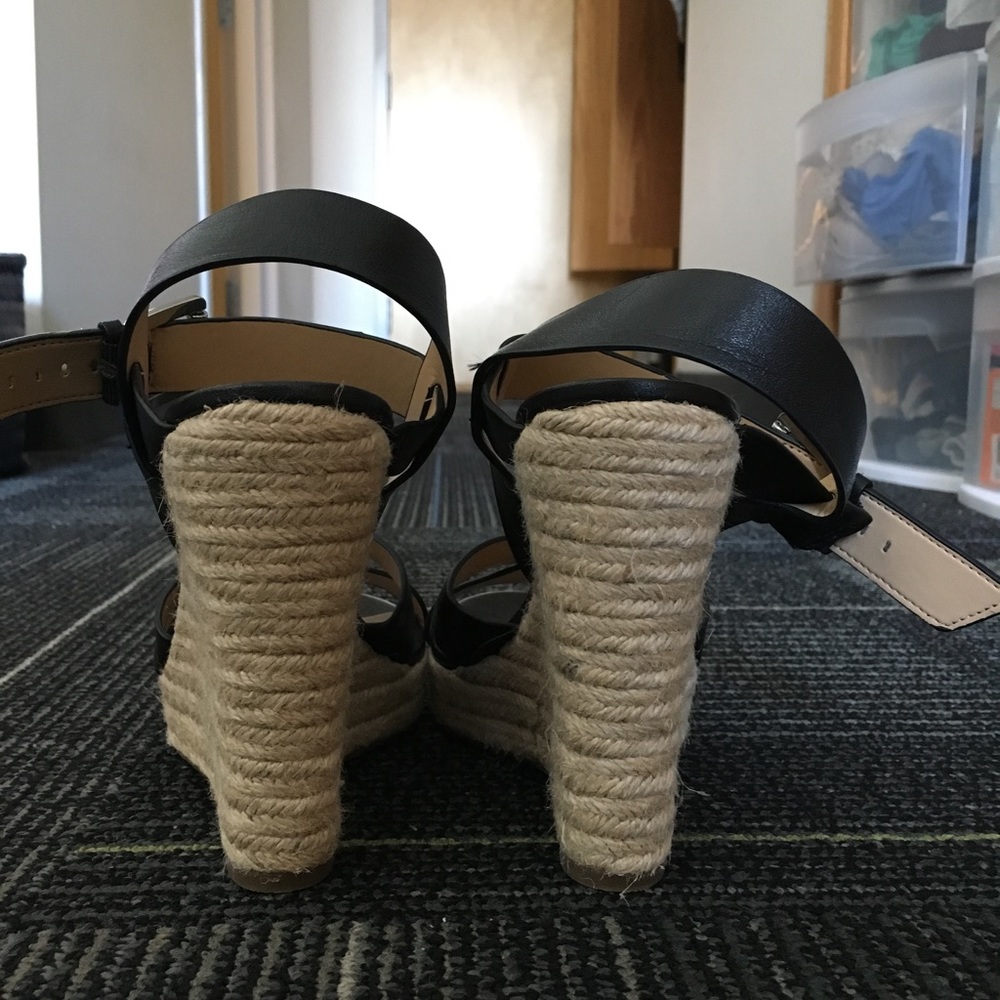 Michael Kors black wedges