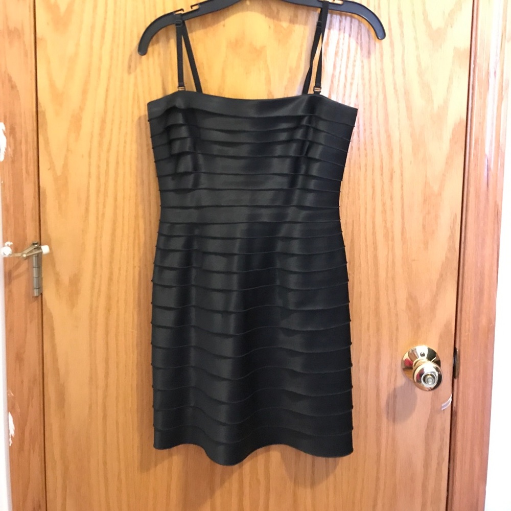 BCBG Maxazria black cocktail dress