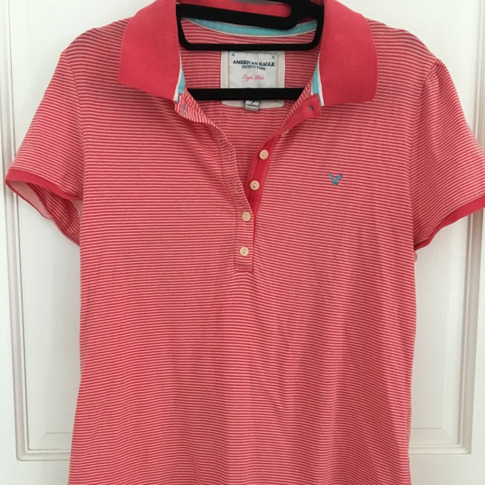 American Eagle polo shirt.