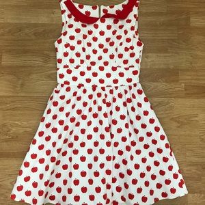 Apple Print Dress