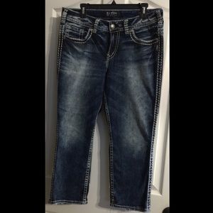 Silver brand capris!!