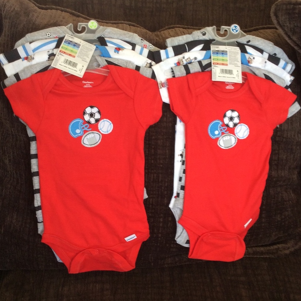 New Gerber Onesies