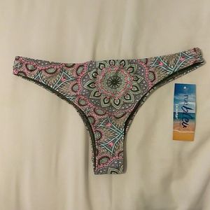 SOLD / Mandela Pattern Brazilian Bikini Bottom