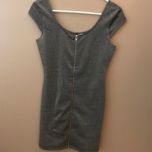 H&M silver bodycon dress