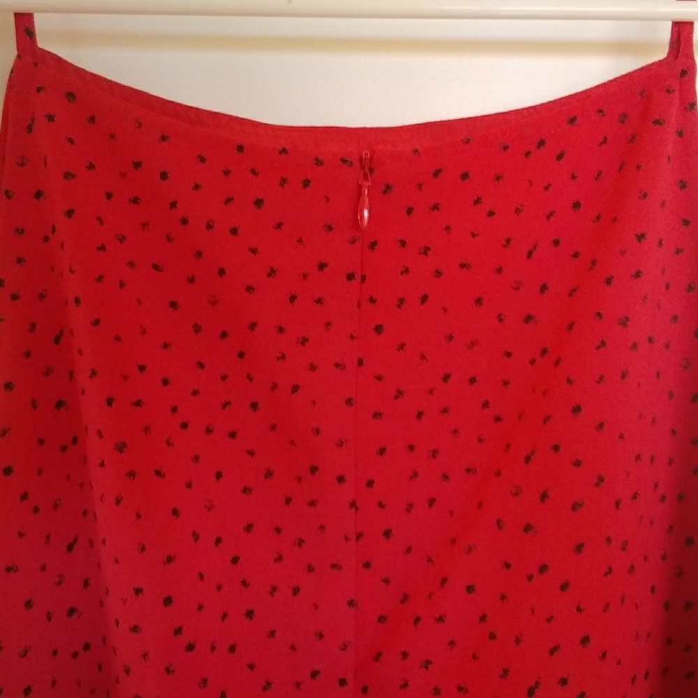 NWT BB Dakota Plus Red A-Line Dress - Picture 3 of 7