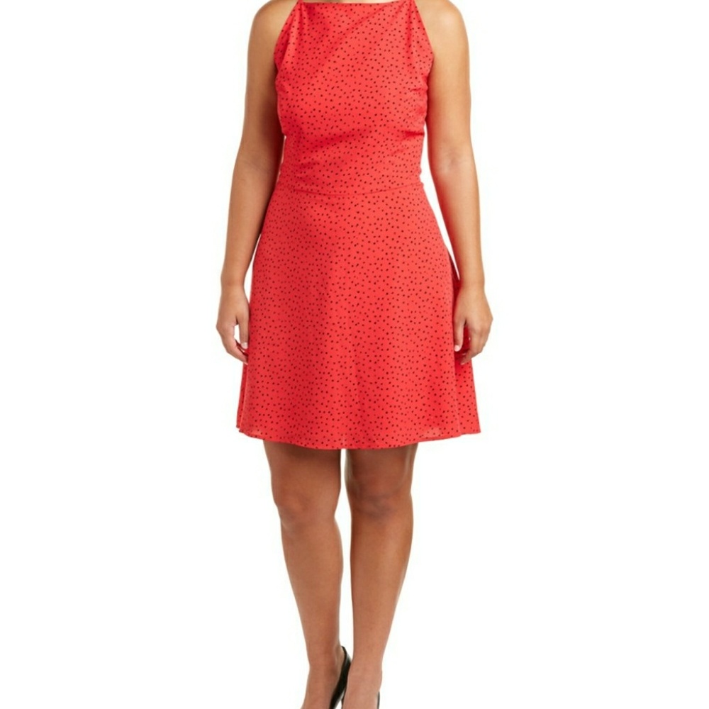 NWT BB Dakota Plus Red A-Line Dress - Picture 7 of 7