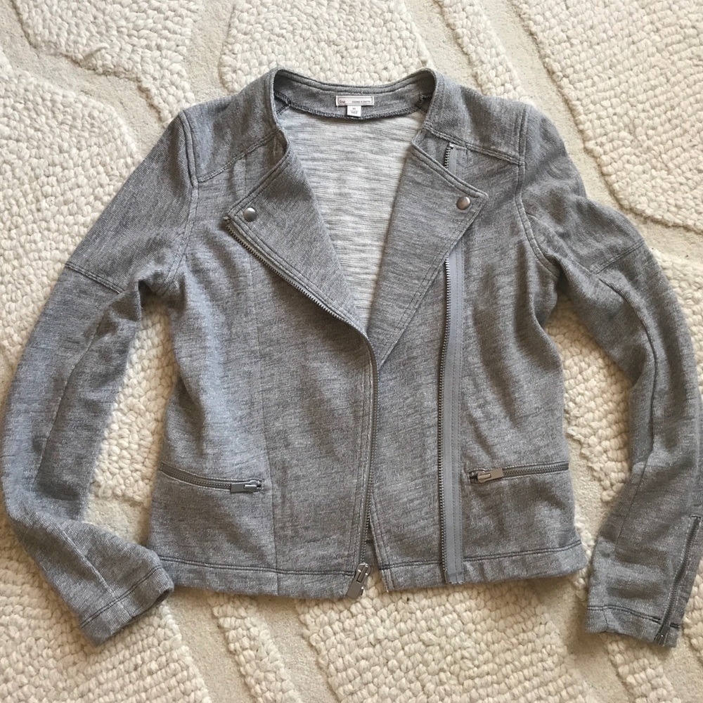 Gap sweatshirt moto jacket