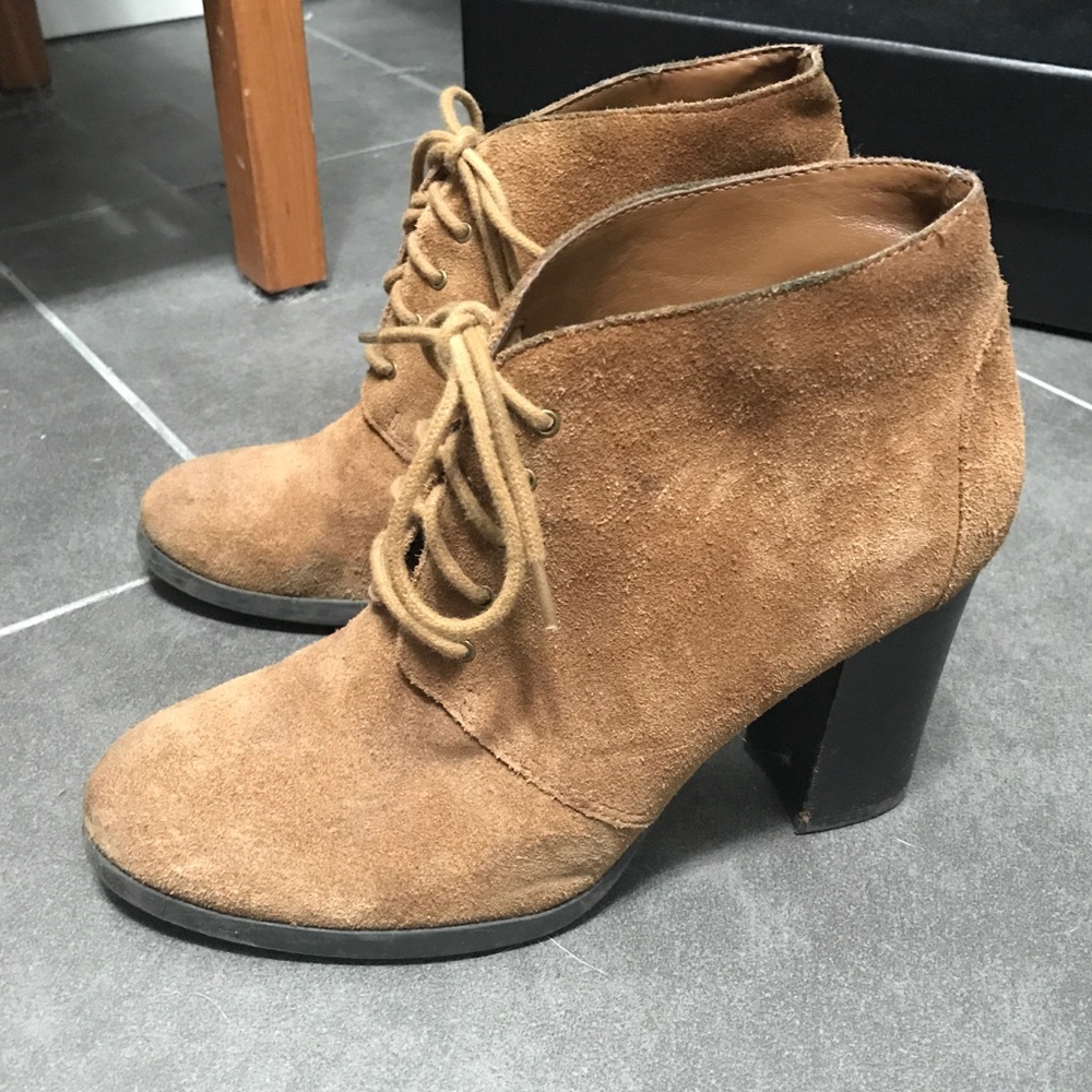 ***SOLD*** Franco Sarto Lace Up Ankle Boots