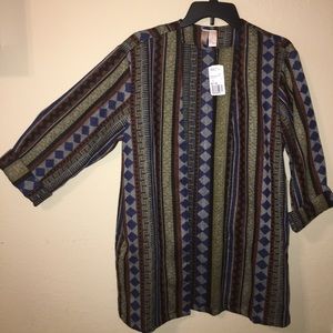 New!  Aztec Tunic Jacket