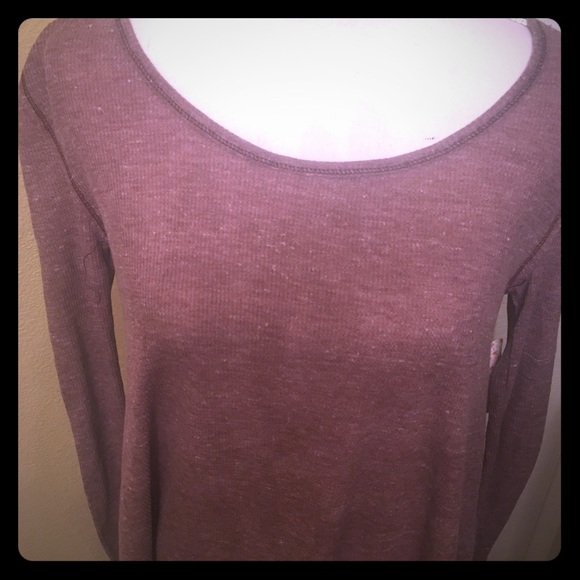 New FREE PEOPLE Plum Thermal HiLow SZ M - Picture 6 of 8