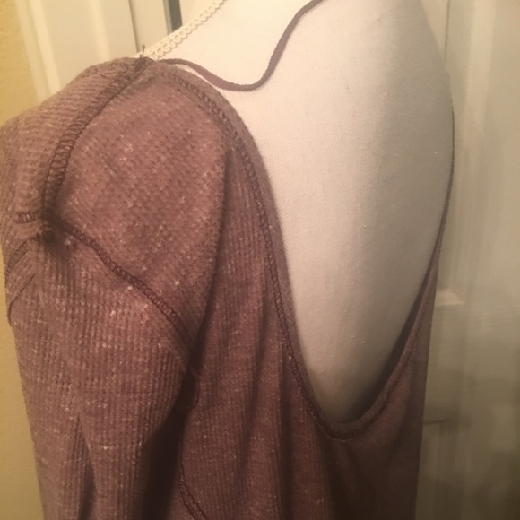 New FREE PEOPLE Plum Thermal HiLow SZ M - Picture 5 of 8