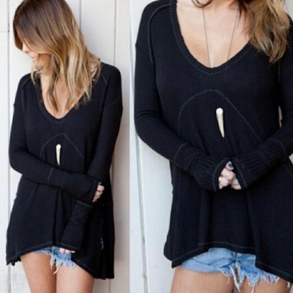 Free People Malibu Thermal Shirt