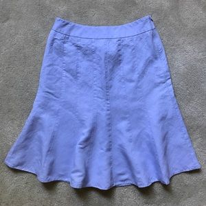 Ann Taylor LOFT linen blend career skirt O