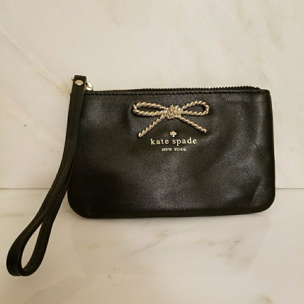 Kate Spade Braided Bow Wristlet