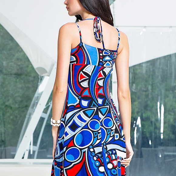 SUNDRESS LUX SPAGHETTI STRAPS MADE IN EUROPE - Picture 3 of 3