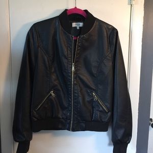 Leather Bomber jacket