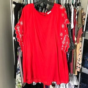 Umgee Red Tunic/Blouse