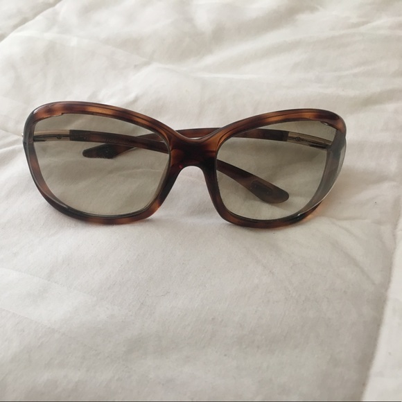 Tom Ford \'Jennifer\' Oval Oversize Sunglasses main image 5