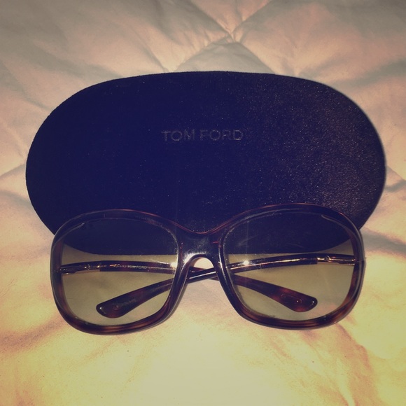 Tom Ford \'Jennifer\' Oval Oversize Sunglasses main image 6