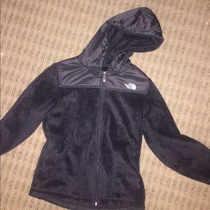 Hooded norh face jacket
