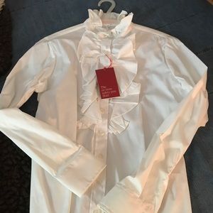 Women's ruffled shirt