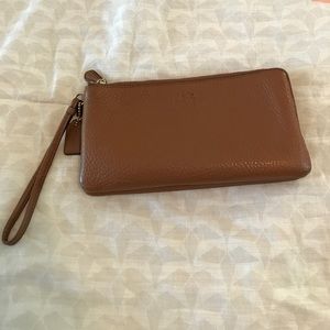 Coach Double Zip Wallet Wristlet