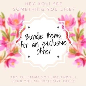 Bundle and save 💲💲💲😊
