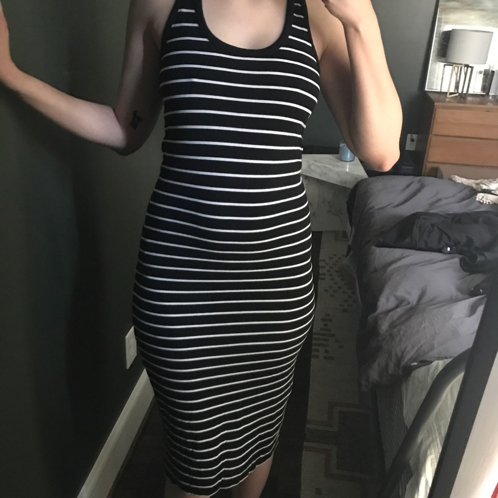 Striped Bodycon Midi Dress from French Connection