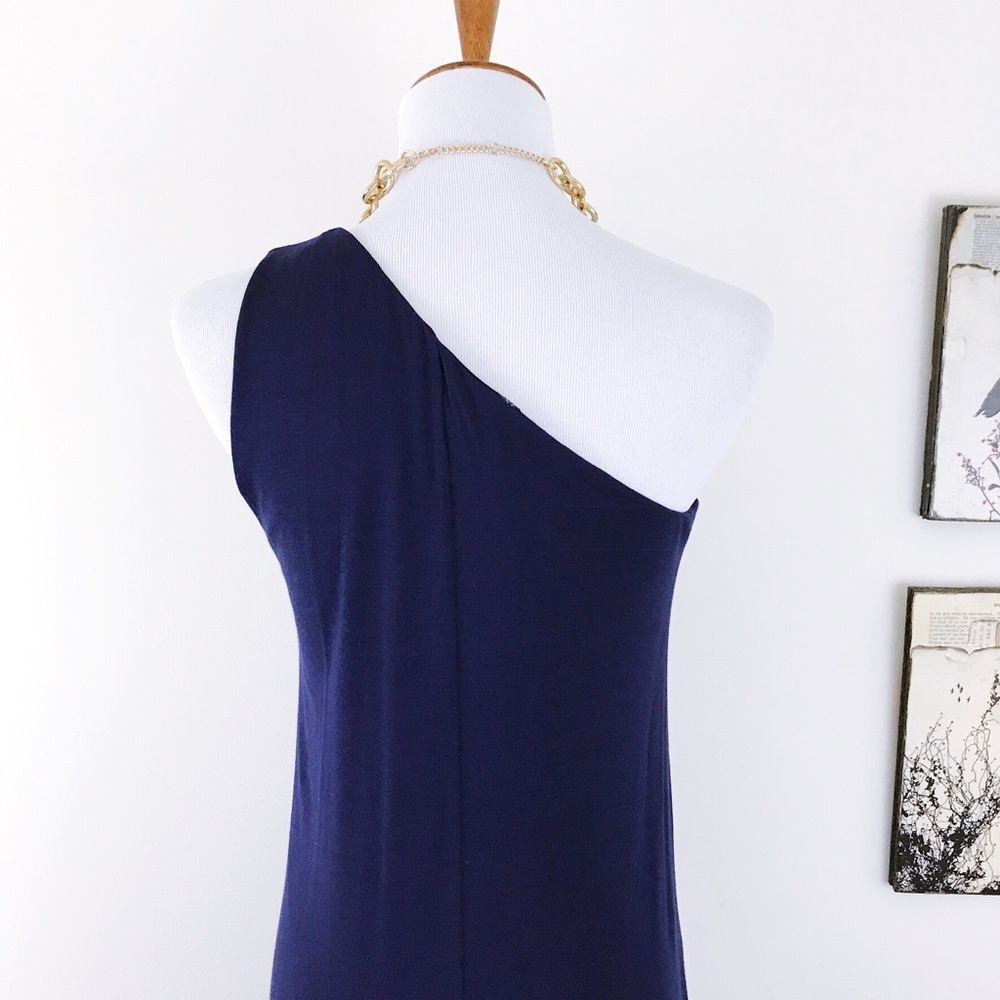 RILLER & FOUNT Presley One Shoulder drape dress - Picture 4 of 6