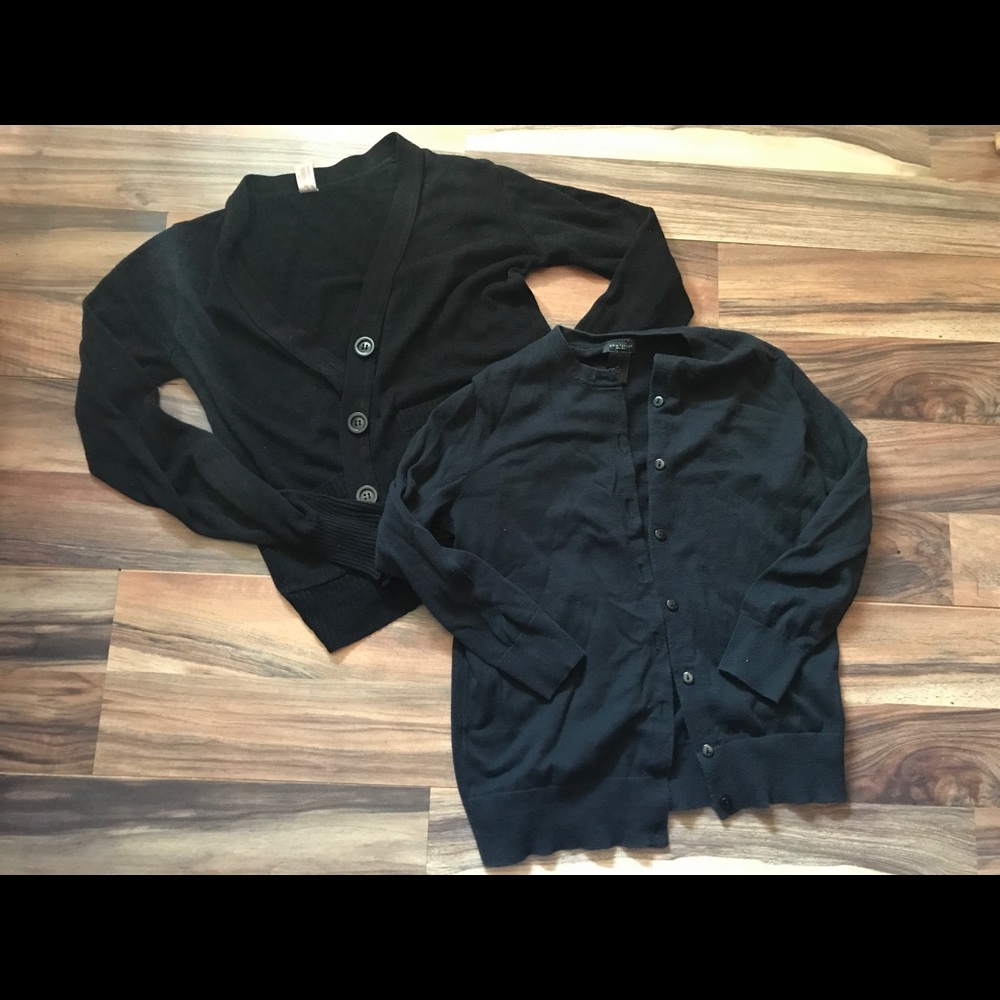 Bundle of Two Black Cardigans