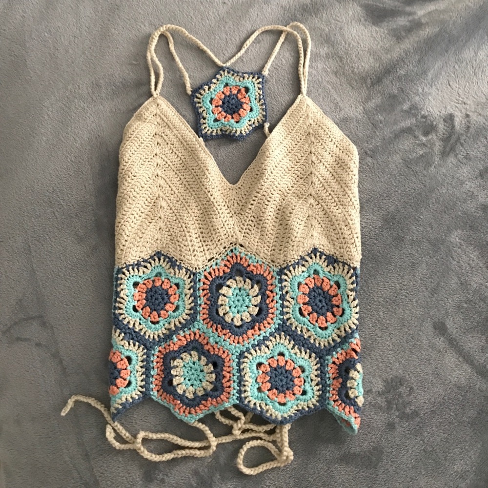 Beautiful crochet handmade top