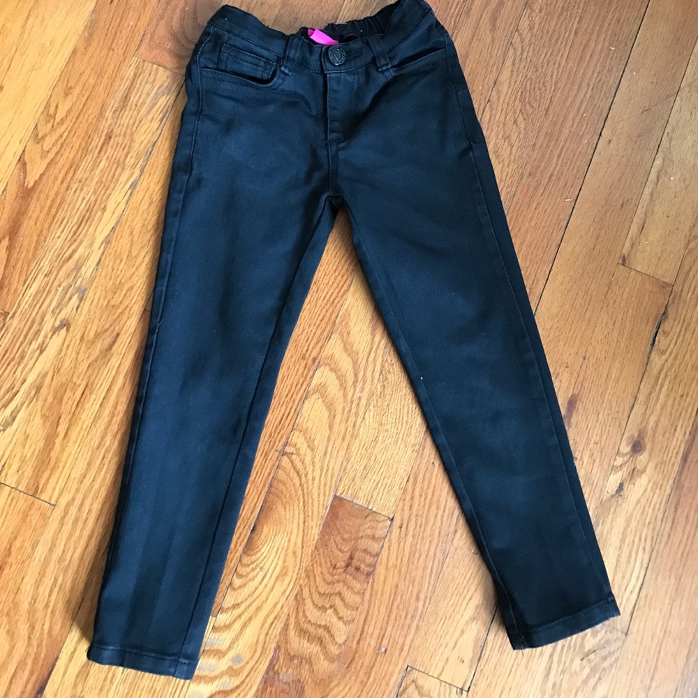Girls black khakis