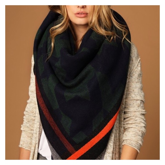 New. Arrival- Plaid Blanket Scarf - Picture 8 of 8