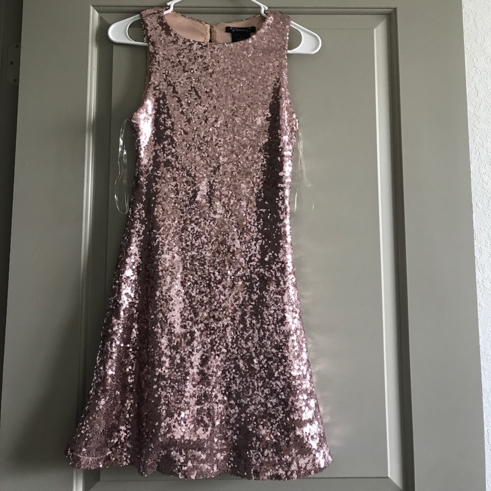 Glam sequin dress.