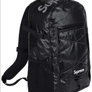 100% Authentic Supreme Black Backpack