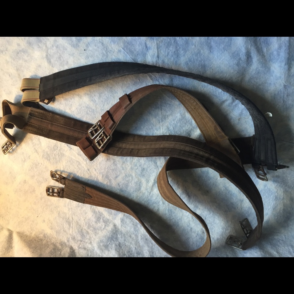 Bundle of riding girths