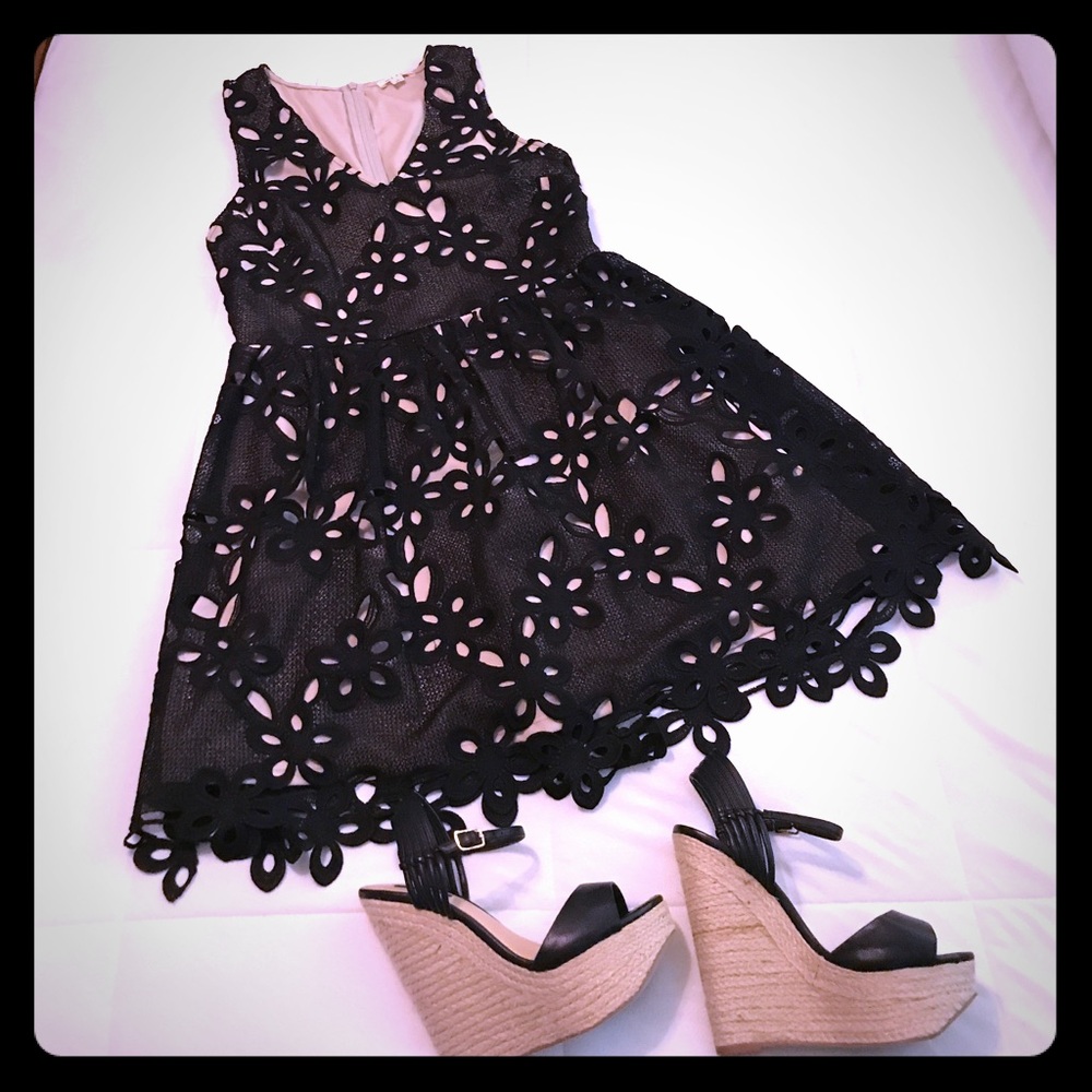 Gorgeous black lace dress