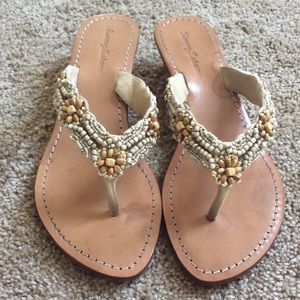 Tommy Bahama Carved Wood Wedge