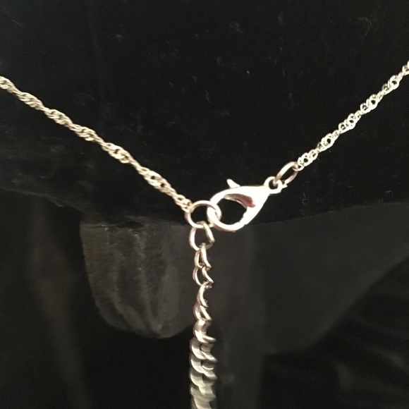 snowflake with rhinestones on the sterling silver - Picture 2 of 3