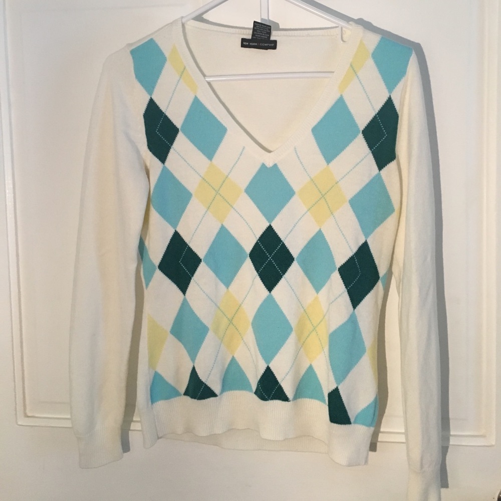 LAST CHANCE! XS NY&Co argyle sweater