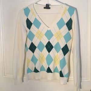 LAST CHANCE! XS NY&Co argyle sweater